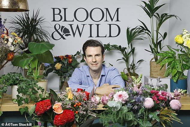 Success: Aron Gelbard's business is the UK's most popular florist service