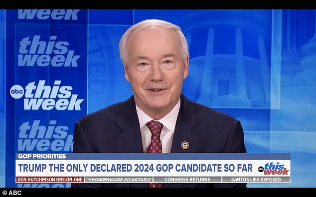 Asa Hutchinson January 6 disqualifies Trump from running in 2024