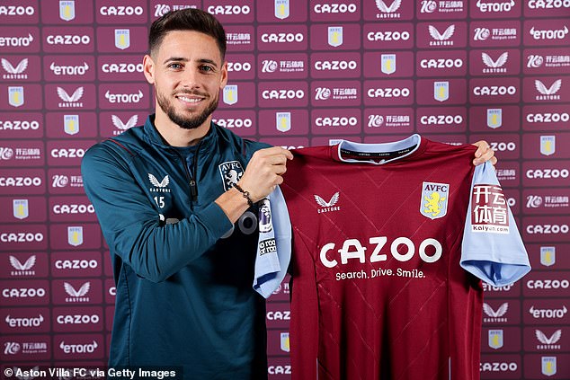 Aston Villa have completed the £13m signing of defender Alex Moreno from Real Betis