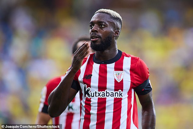 Iñaki Williams has missed a La Liga game for the first time in almost seven years