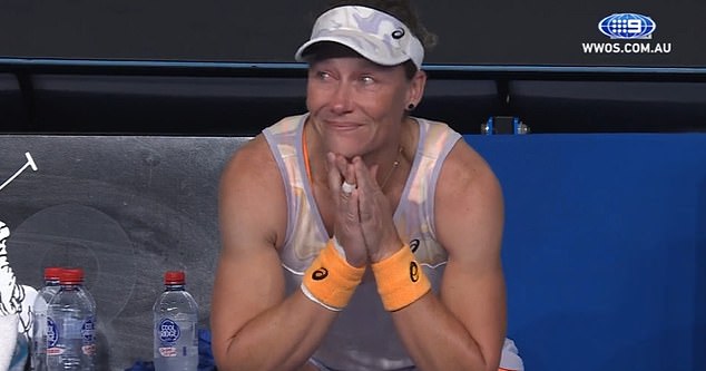 Samantha Stosur held back tears after her retirement from professional tennis