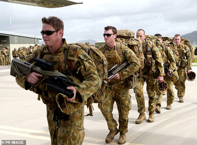 Australia is stepping up its military assistance to Ukraine by sending top troops to train new recruits heading into the fight against Russian invaders (Australian Army file image)