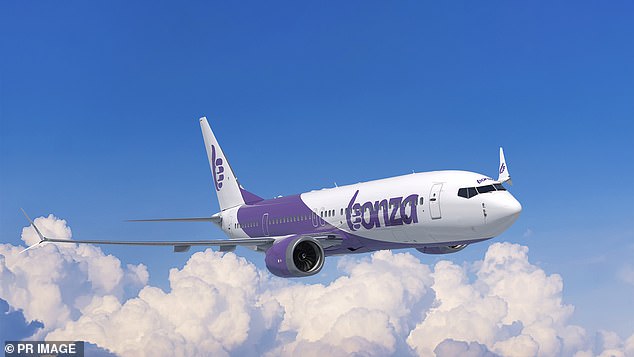 Australia's new low-budget airline, Bonza (Boeing 737-8 Bonza aircraft pictured) will fly to 17 destinations in New South Wales, Queensland and Victoria.