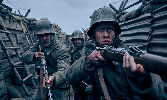 Acclaim: Netflix's anti-war epic All Quiet On The Western Front leads this year's nominations for the EE British Academy Film Awards