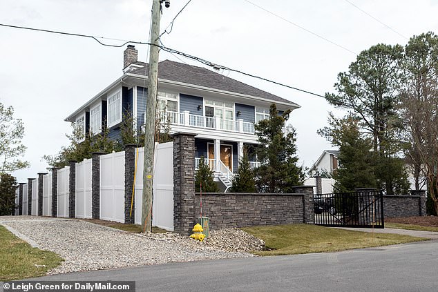 Construction started last week on the wall surrounding President Joe Biden's Rehoboth Beach home in Delaware