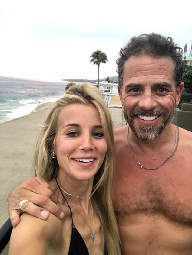 Caroline Biden and Hunter Biden are pictured together