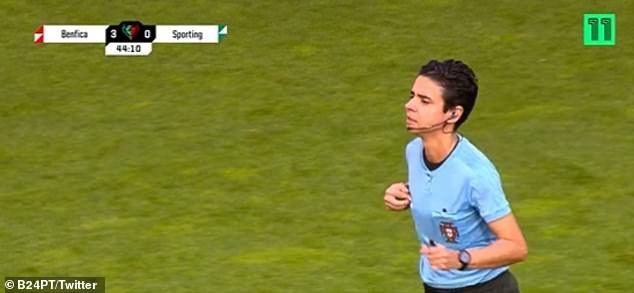 A referee in Portugal made history by showing a white card for the first time in football history