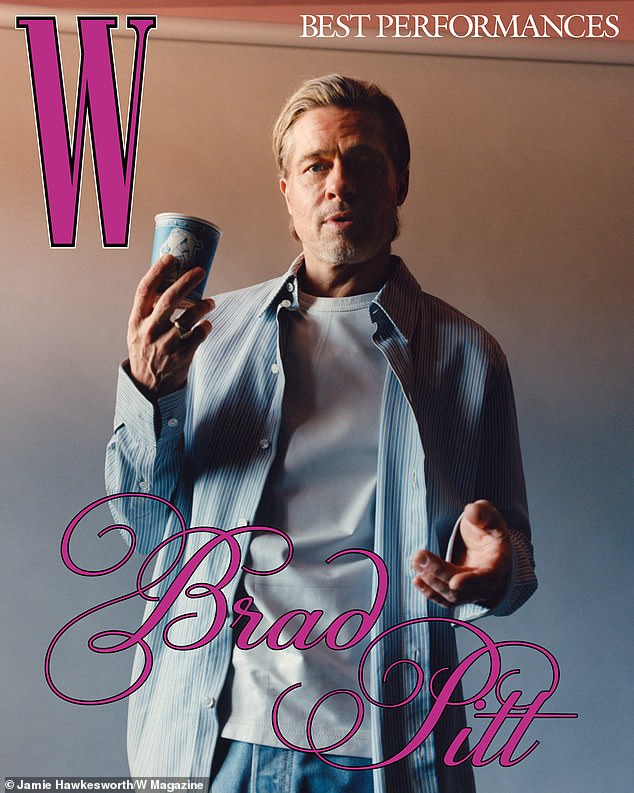 Cover Boy: Brad Pitt Named His Favorite Sex Scene Of All Time When Appearing On The Cover Of W Magazine