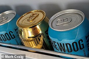 Fools gold: Brewdog hid 50 cans made of what he believed to be solid gold for customers to find