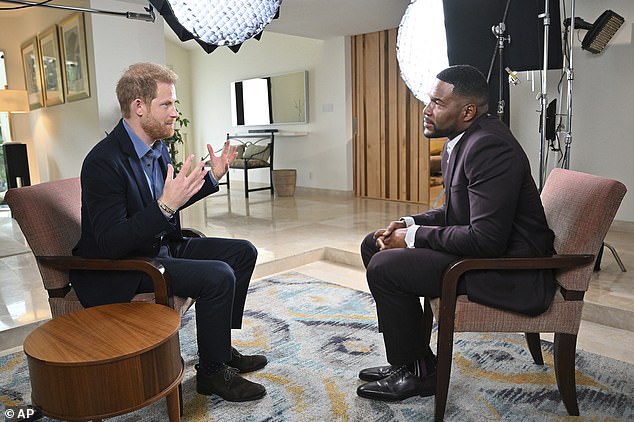 The Duke of Sussex revealed more personal details about his life in the breakfast show interview with former NFL player Michael Strahan.