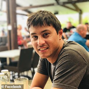 Benjamin Ng (pictured) and his partner Pei were rescued Monday after spending nearly three days at sea