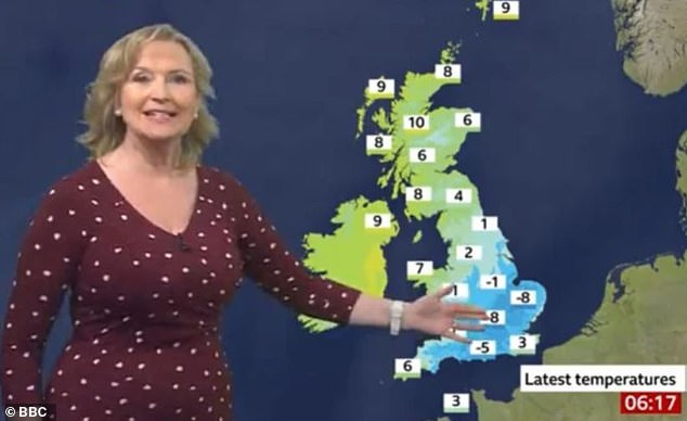 Off the air: Carol Kirkwood (pictured) was replaced on BBC Breakfast on Friday by Sarah Keith-Lucas in the cast shakeup, after she was forced to shut down rumored feuds with Naga Munchetty