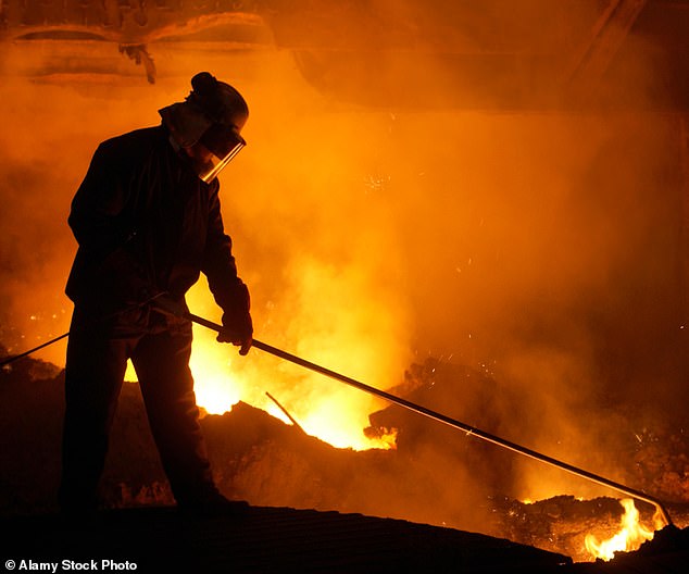 Warming: The Chancellor is expected to tell the UK's second largest steelmaker within days that the government will pay the aid package in installments over the next few years