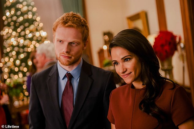 Channel Seven capitalized on the publicity blitz surrounding Prince Harry's explosive new memoir by screening a made-for-TV movie about his love affair with wife Meghan Markle.  (Pictured: Charlie Field and Tiffany Smith in 2019's Harry & Meghan: Becoming Royal)