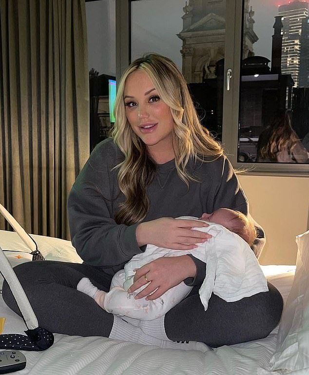 'I can't wait to have another baby!': Charlotte Crosby has revealed she expects to get pregnant again just 12 weeks after giving birth to daughter Alba Jean