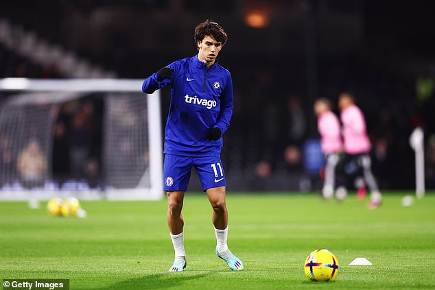 Joao Félix is ​​set to make his Chelsea debut after being included in his starting XI at Fulham