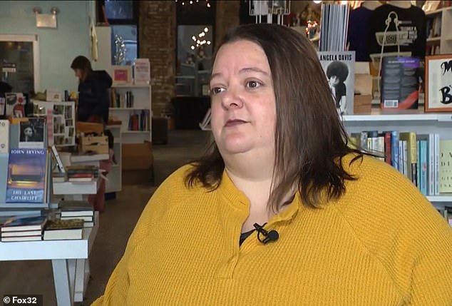 Chicago independent bookstore Rebecca George, 42, expressed her frustration after a customer returned an $800 purchase of art and cookbooks