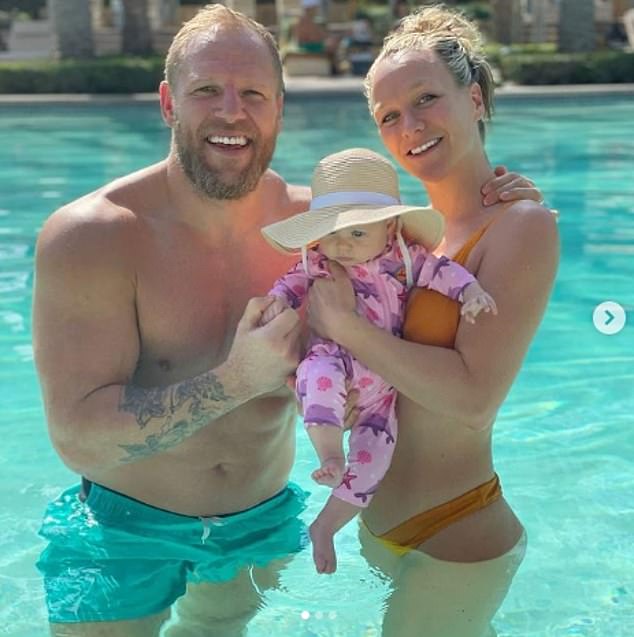 Hard patch: Chloe Madeley has revealed she wanted a divorce from husband James Haskell after he booked a DJ gig on her birth date and then went out and left her for eight consecutive nights that week