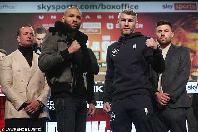 Chris Eubank Jr (left) and Liam Smith (right) launched into an ugly argument at Thursday's press conference.