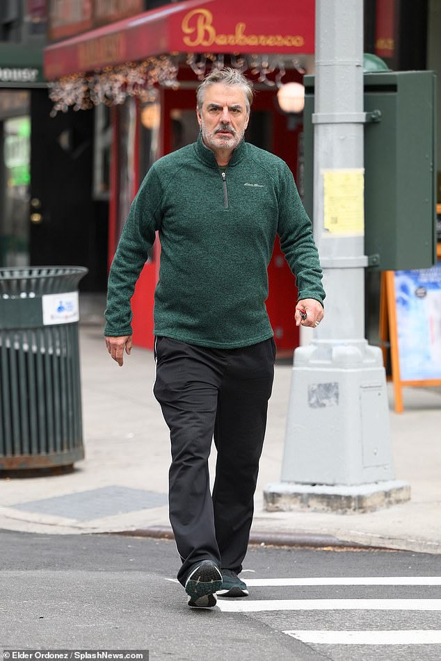 The latest: Chris Noth, 68, was spotted out on a rare outing in New York City on Wednesday, more than a year after multiple women accused him of sexual assault.