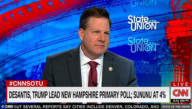 New Hampshire Gov. Chris Sununu, a moderate Republican, suggested Sunday that Donald Trump lacks the energy his 2016 campaign had.