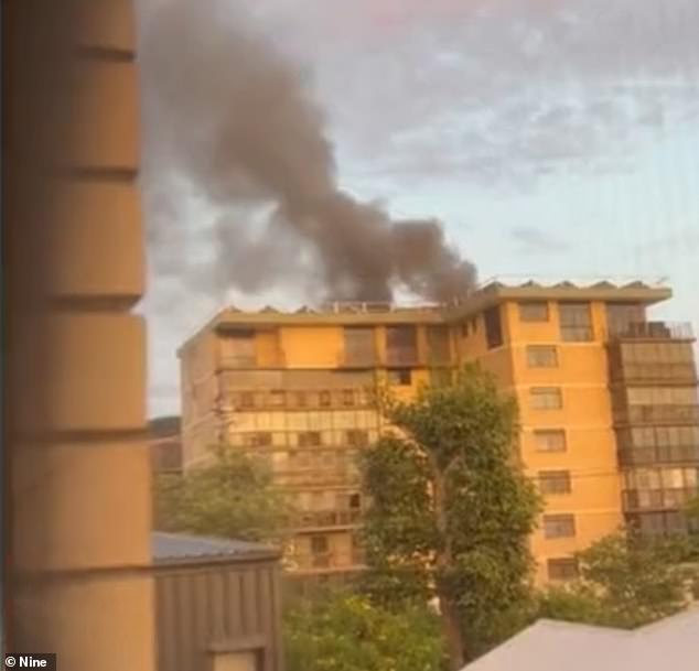 One person has died and several are missing after an apartment block caught fire in the early hours of the morning.