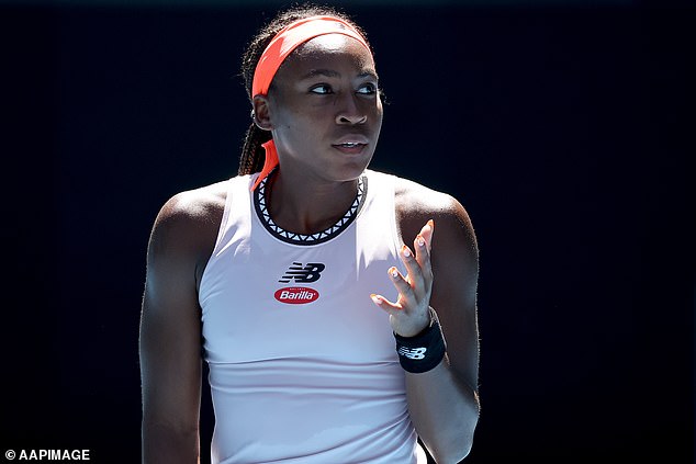 Coco Gauff came out fighting after her Australian Open journey ended in a semifinal loss