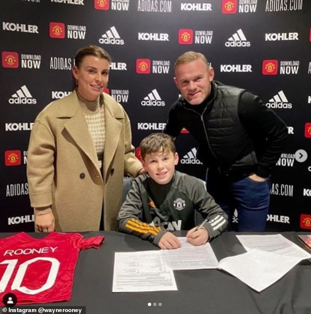 Successful: The son of Wayne and Coleen Rooney has been connecting a number of sports and fashion brands, including Puma.