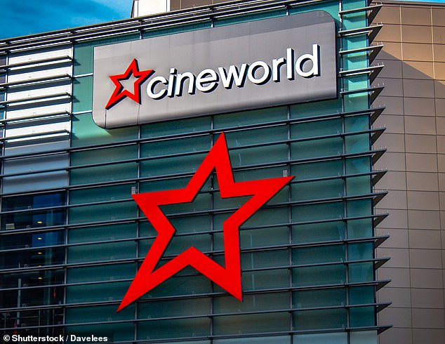 Writing on the wall: Cineworld filed for bankruptcy protection in the US last year