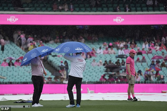 The only people spectators saw out on the SCG lawn on Friday were the referees and field staff, as the game was swept away by heavy rain, and many fans have had enough.