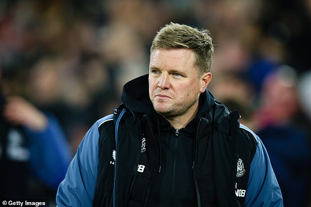 Eddie Howe's Newcastle are now unbeaten in 15 Premier League games this season