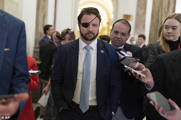 Rep. Dan Crenshaw was criticized for losing votes in Congress this week