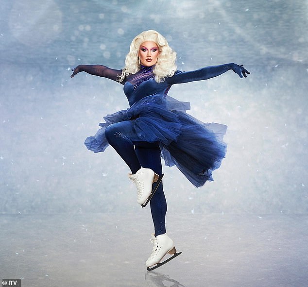 Scary: Dancing On Ice star The Vivienne has admitted that taking part in the skating show is more stressful than competing in RuPaul's Drag Race.