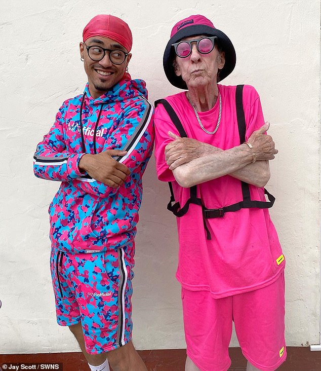 Brian Kilgallon, 76, started learning dance routines with his son Jay Scott, 28, in June 2020 and they've exploded on TikTok.