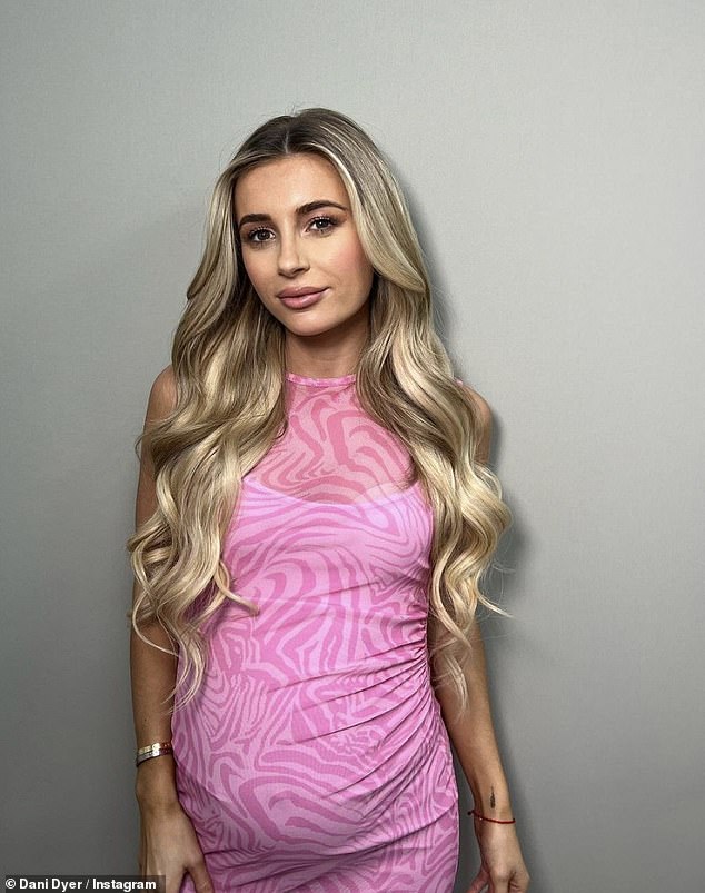 Candid: Dani Dyer has shared a few more details about her pregnancy when she took to her Instagram Stories for a Q&A on Tuesday.