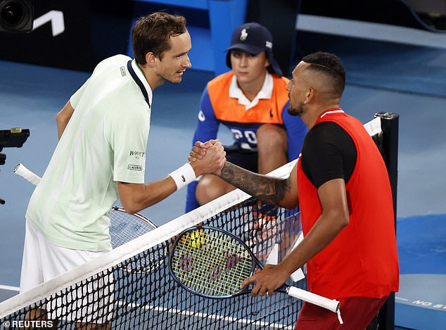 Russian tennis star Daniil Medvedev (pictured left) has admitted he was foolish to criticize Melbourne Park tennis fans as 