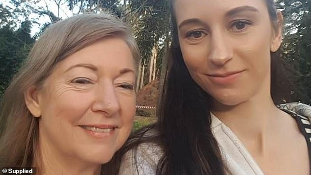 Claudine Snow's mother, Susan Zimmer (pictured together) died in the gruesome crash after Uiatu 'Joan' Taufua allegedly crashed into her car last month in the Gold Coast outback.