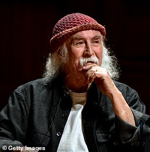 Special Relationship: Rocker David Crosby shared a very special relationship with Drew Barrymore;  seen in 2018