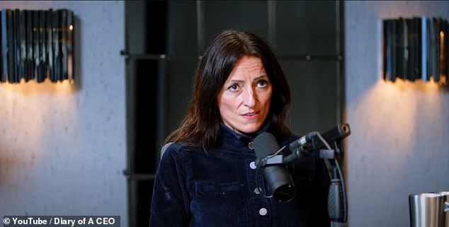 'She became my best friend': Davina McCall revealed that using heroin felt like 'coming home' as she recalled abusing drugs on Wednesday (pictured in earlier podcast)