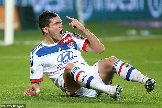 Dejan Lovren had returned to Lyon for a second spell on a two-and-a-half-year deal.