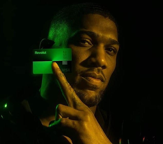 Promotion: Heavyweight boxer Anthony Joshua is one of the celebrities who supports Revolut