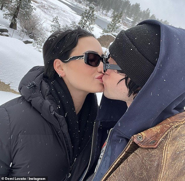 Latest Upload: Demi Lovato took to Instagram over the weekend to share outtakes from a snowboarding trip with beau Jutes