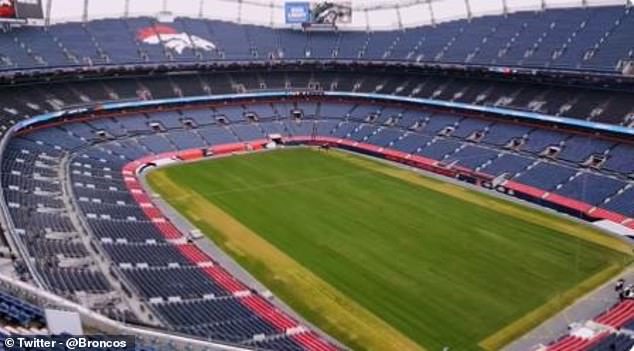 The Denver Broncos have a new field at Empire Field for their last game of the season