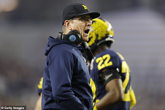 The Denver Broncos have reportedly contacted Michigan football coach Jim Harbaugh.