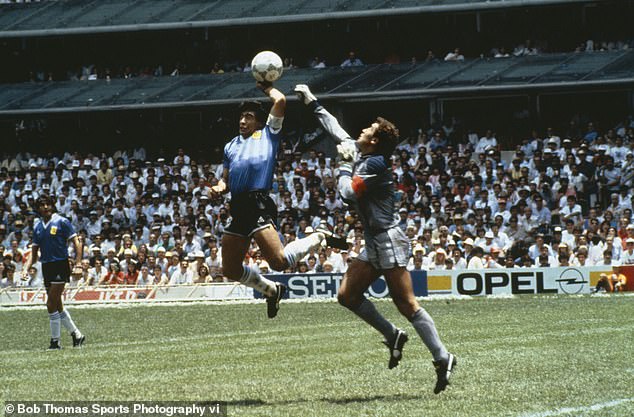 The ball used in Diego Maradona's 'Hand of God' goal in 1986 goes up for auction