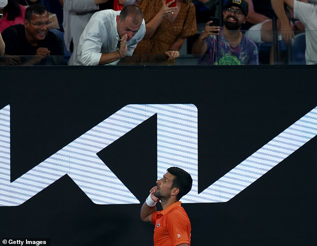 Novak Djokovic asked a fan for advice instead of listening to coach Goran Ivanisevic