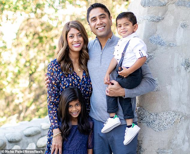 Dharmesh A. Patel, 41, was initially arrested on suspicion of attempting to murder his wife Neha, 41, and their four-year-old son and seven-year-old daughter after allegedly making a U-turn on Devil's Slide in California on January 2