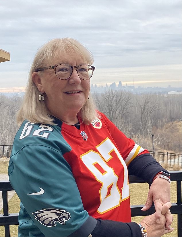 Donna Kelce will become the first mother to have children playing against each other in the Super Bowl