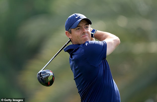 Rory McIlroy has not been paired with rival Patrick Reed for the third round of the Dubai Desert Classic