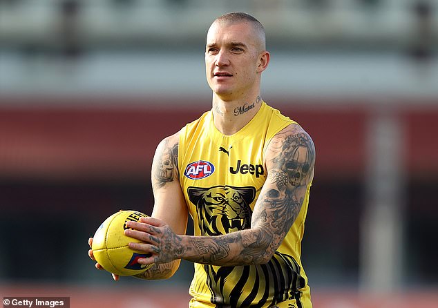 Dustin Martin's car was reportedly used in a crime spree in Melbourne last week.